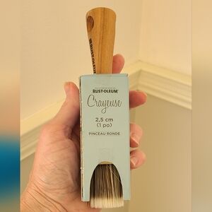Rust-Oleum Chalked Round Paint Brush with Wood Handle